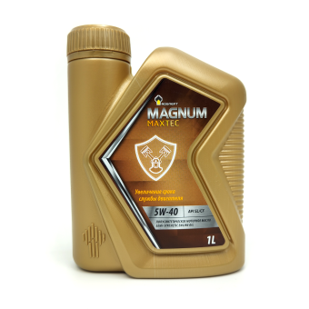 Масло РосНефть Magnum 5w40 1л (полусинтетика)