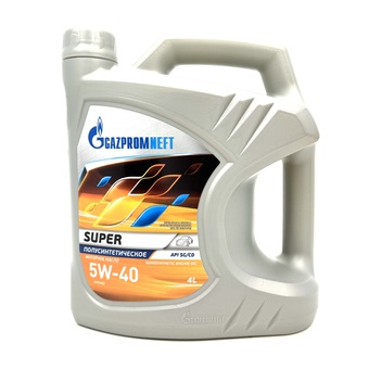 Масло Gazpromneft Super 5w40 4л (полусинтетика)
