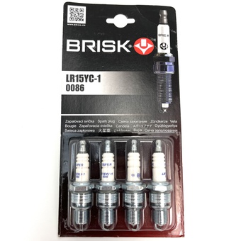 Свечи BRISK Super R LR15YC-1 2110 8клап. инжект. (4шт) Чехия