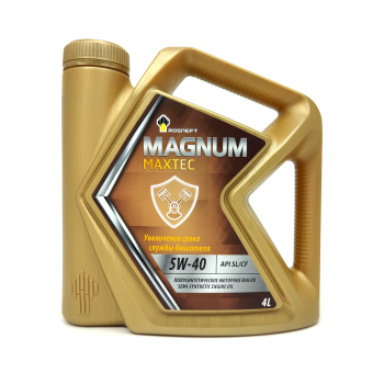 Масло РосНефть Magnum 5w40 4л (полусинтетика)