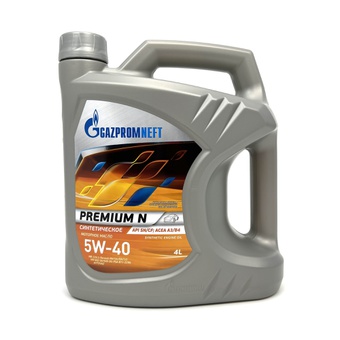Масло Gazpromneft Premium N 5w40 4л (синтетика)