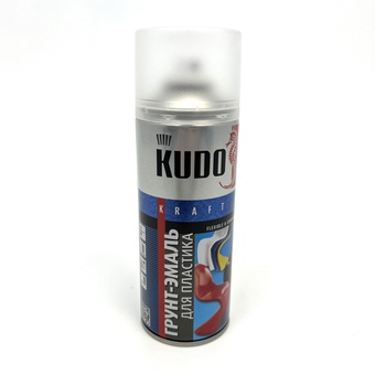 Краска грунт для пластика черная Kudo 520мл KU-6002